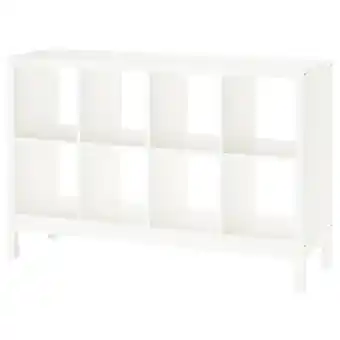 IKEA Kallax regal mit untergestell weiß/weiß Angebot