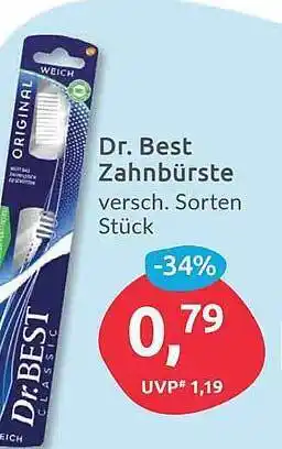 Budni Dr. Best Zahnbürste Angebot