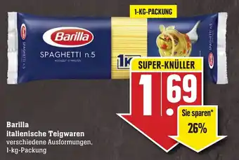 Edeka Neukauf Barilla Italienische Teigwaren 1 kg Packung Angebot