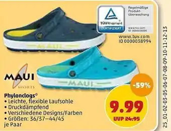 PENNY Maui Phylonclogs Angebot