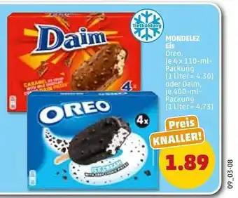 PENNY Mondelez Eis Oreo, Packung Oder Daim Angebot