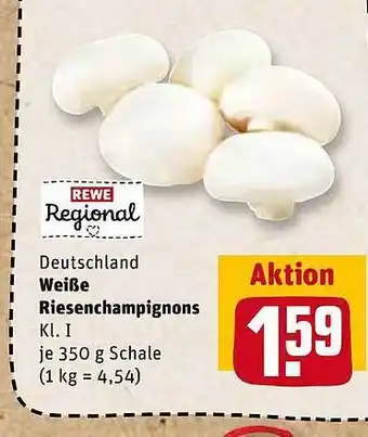 REWE Kaufpark Deutschland Weiße Riesenchampignons Angebot