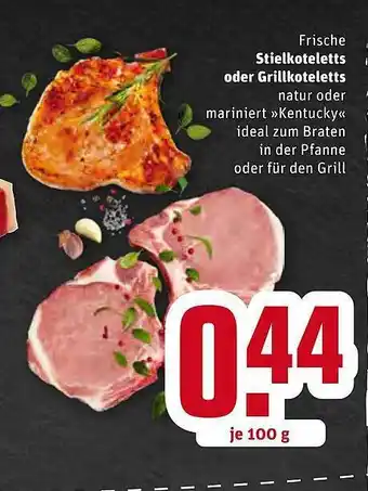 REWE Kaufpark Frische Stielkoteletts Oder Grillkoteletts Angebot