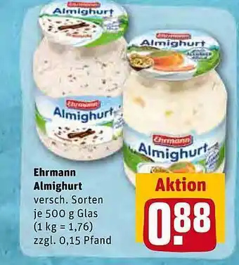 REWE Kaufpark Ehrmann Almighurt Angebot