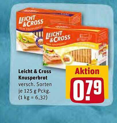 REWE Kaufpark Leicht & Cross Knusperbrot Angebot