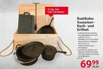 Selgros Rustikales Gusseisen-koch- Und Grillset Angebot