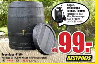 B1 Discount Baumarkt Regenfass „vino“ Angebot