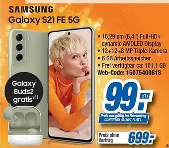 Expert Samsung Galaxy S21 Fe 5g Angebot