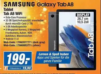 Expert Tablet Tab A8 Wifi Samsung Galaxt Tab A8 Angebot