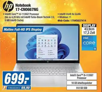 Expert Hp Notebook 17-cn0667ng Angebot