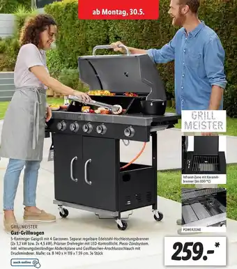 Lidl Grill Meister Gas-grillwagen Angebot