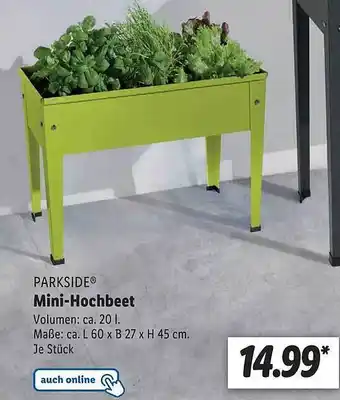 Lidl Parkside Mini-hochbeet Angebot