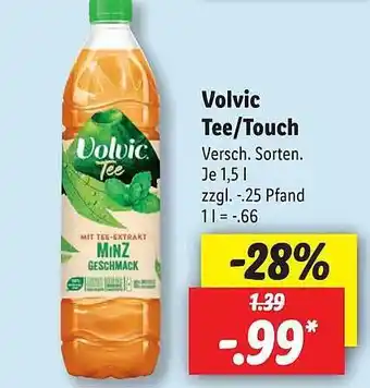 Lidl Volvic Tee Oder Touch Angebot