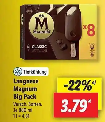 Lidl Langnese Magnum Big Pack Angebot