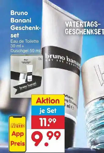 Netto Marken-Discount Bruno Banani Geschenkset Angebot