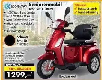 Norma24 Econ-way Seniorenmobil Angebot