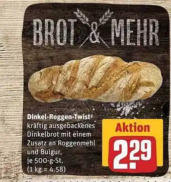 REWE Dinkel Roggen Twist Angebot