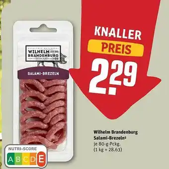 REWE Wilhelm Brandenburg Salami-brezeln Angebot