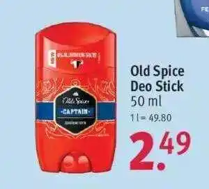 Rossmann Old Spice Deo Stick Angebot