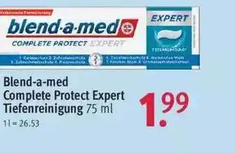 Rossmann Blend-a-med Complete Protect Expert Tiefenreinigung Angebot