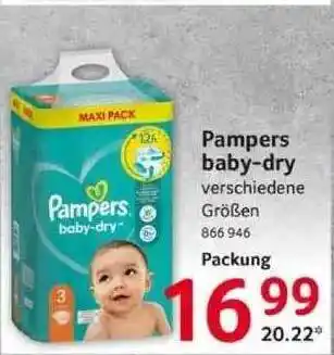 Selgros Pampers Baby-dry Angebot