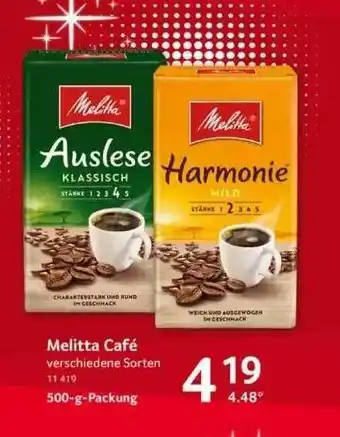 Selgros Melitta Café Angebot