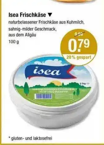 V Markt Isea Frischkäse Angebot