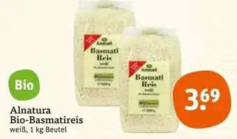 tegut Alnatura Bio Basmatireis 1 kg Beutel Angebot