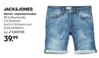 Galeria Jack & Jones Herren Jeansbermudas Angebot