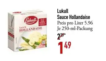 Galeria Markthalle Lukull Sauce Hollandaise 250ml Angebot