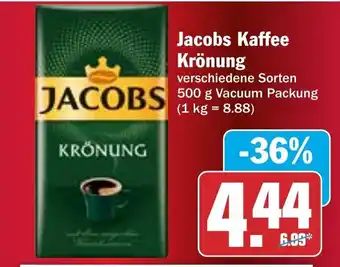 Hit Jacobs Kaffee Kronung 500g Angebot