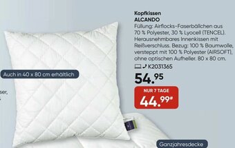 Galeria Kopfkissen Alcando Angebot