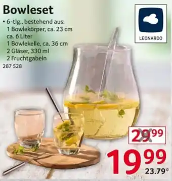 Selgros Leonardo Bowleset Angebot