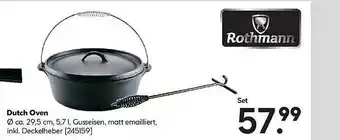 Hellweg Dutch Oven Rothmann Angebot