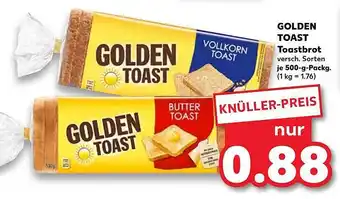 Kaufland Golden Toast Toastbrot Angebot