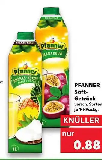 Kaufland Pfanner Saft-getränk Versch. Sorten Angebot