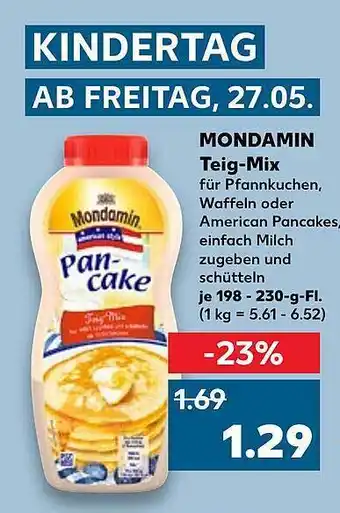 Kaufland Mondamin Teig-mix Angebot