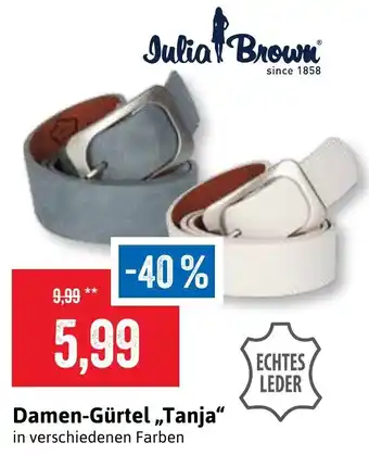 Stolz Julia Brown Damen Gürtel ,,Tanja" Angebot