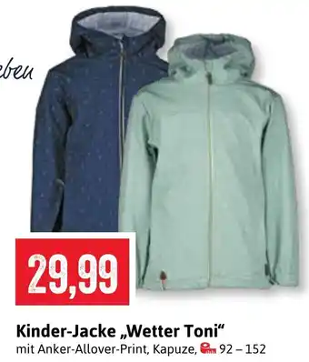 Stolz InselLeben Kinder Jacke ,,Wetter Toni" Angebot