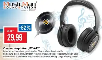 Stolz MusicMan Sound Station Overear Kopfhörer ,,BT-X43" Angebot