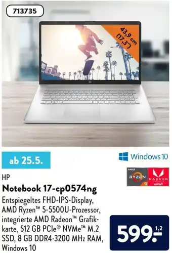 Aldi Süd hp Notebook 17-cp0574ng Angebot