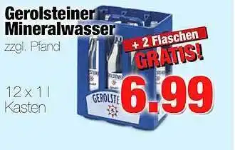 Edeka Scherer Gerolsteiner Mineralwasser Angebot