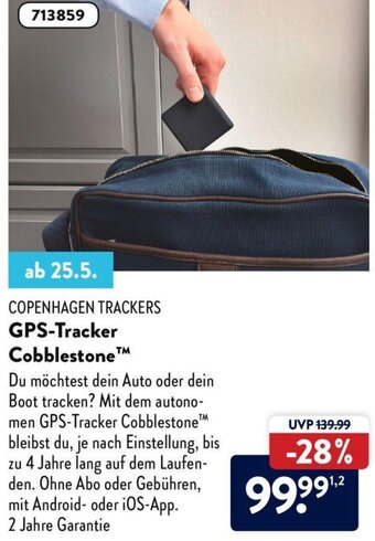 Aldi Süd Copenhagen Trackers GPS Tracker Cobblestone Angebot