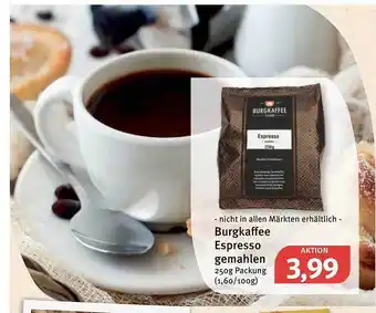 Feneberg Burgkaffee Espresso Gemahlen Angebot