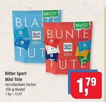 Markant Ritter Sport Mini Tüte Angebot