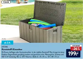 Aldi Süd Lifetime Kunststoff Kissenbox Angebot