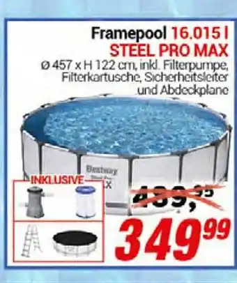 CENTERSHOP Framepool 16.015 L Steel Pro Max Angebot