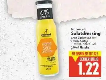 E-Center Mr. Lowcarb Salatdressing Angebot