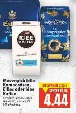 E-Center Mövenpick Edle Komposition, Eilles Oder Idee Kaffee Angebot