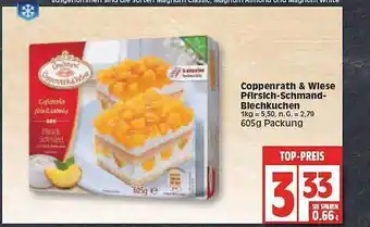 Edeka Coppenrath & Wiese Pfirsich-schmand-blechkuchen Angebot